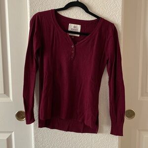 Red layering top
